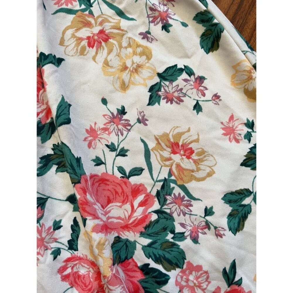 Dot Dot Smile Swing Dress Floral Cream 3/4 - Picture 2 of 3